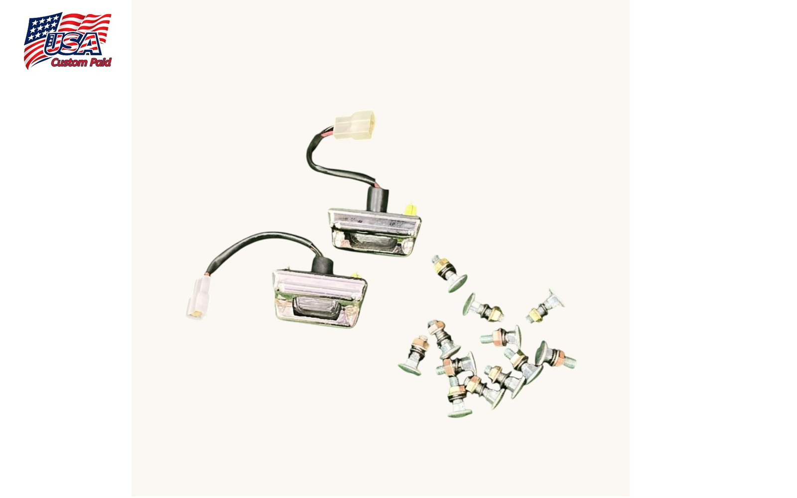 Toyota Corolla KE70 KE75 Chrome Bumper Set 1980–1983 Front & Rear Complete Kit with Brackets & Hardware Toyota Corolla KE70 KE75 Chrome Bumper Set 1980–1983 Front & Rear Complete Kit with Brackets & Hardware - Image 6